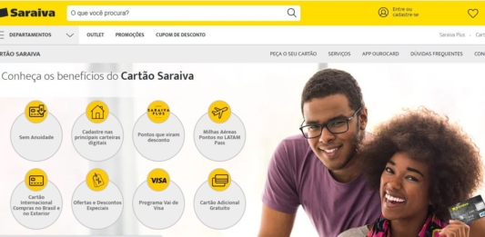 Telefone Cartão Saraiva