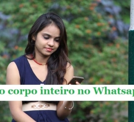 Como colocar foto de corpo inteiro no WhatsApp?