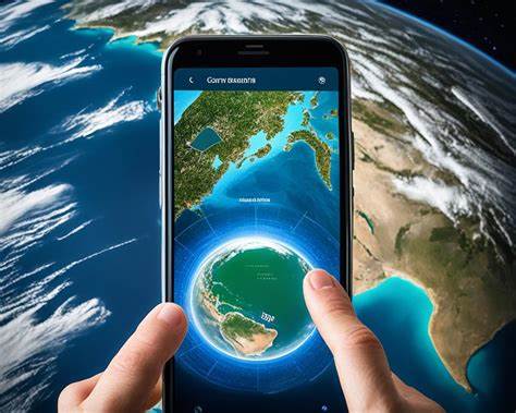 Aplicativo para ver imagens de satélite